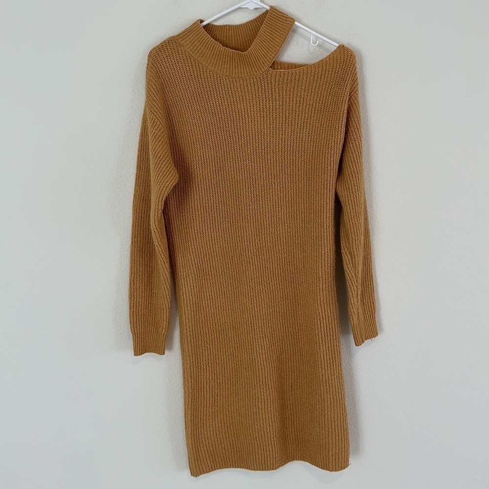 NWT Stitch Drop Above Keyboard Knit Sweater Dress